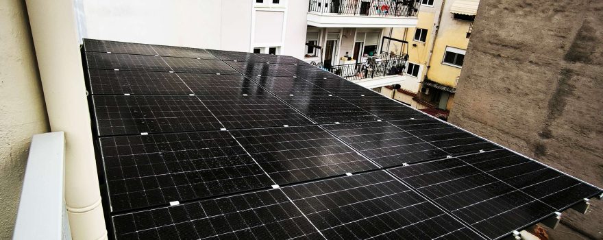 Πρότυπη εγκατάσταση φωτοβολταϊκών στο τεχνικό μας γραφείο